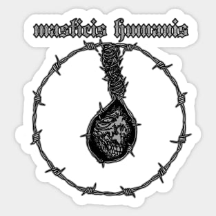 barbwire noose Sticker